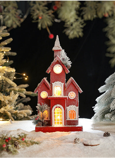 Casa de Nieve Luminosa Castelet - Regalo Creativo Navideño - Image 14