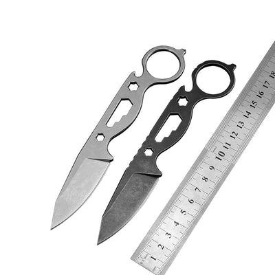 Cuchillo de Supervivencia Táctico de Hoja Recta para Caza y Bolsillo - Image 3