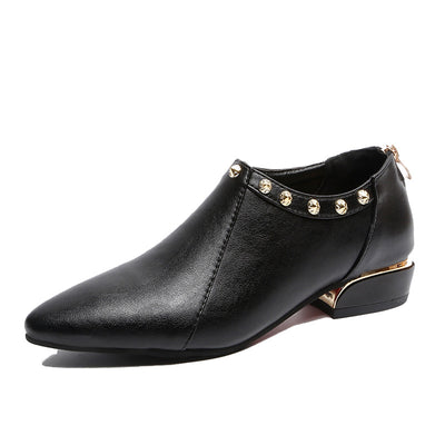 Zapatos Casuales para Mujer con Punta Afilada y Remaches de Moda - Image 6