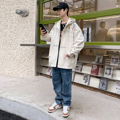Chaqueta Estilo Coreano para Béisbol Hombre Diseño Versátil Estampado - Image 3
