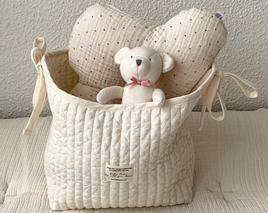 Bolsa Organizadora Acolchada con Bordado para Cuna y Almacenamiento - Image 8
