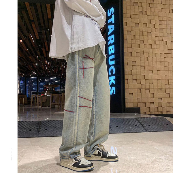 Jeans Rectos Americanos para Hombre