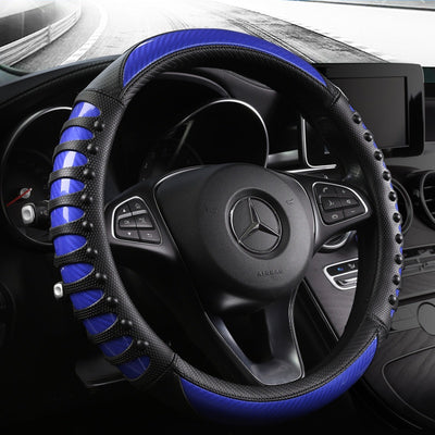 Funda de Volante de Cuero y Silicona para Todas las Estaciones - Image 4