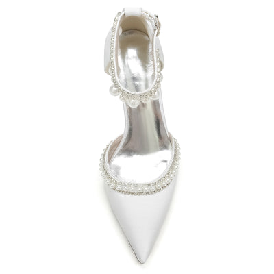 Zapatos de Tacón Cuadrado con Punta Afilada y Cristales Brillantes - Image 13