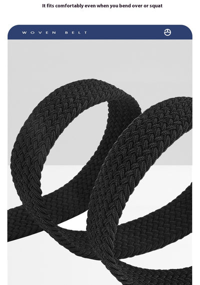Cinturón Elástico Tejido Unisex sin Perforación - Image 18