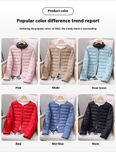 Chaqueta Corta Acolchada de Algodón para Mujer - Ligera y Cálida - Image 19