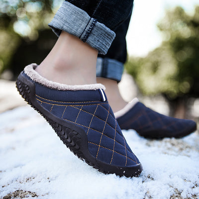 Pantuflas Térmicas de Algodón para Hombre con Suela Gruesa - Image 20