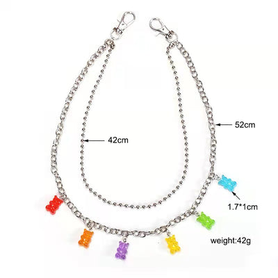 Cadena de Cintura Acrílica con Dije Temperamento Girly INS - Image 9