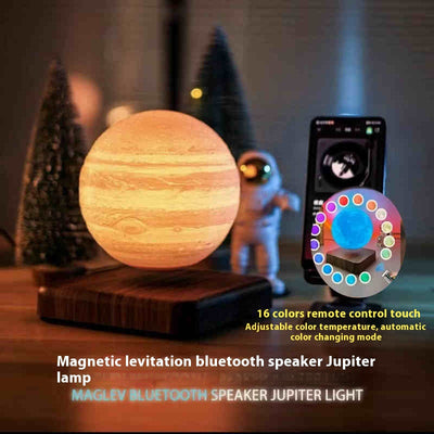 Parlante Bluetooth con Planeta Flotante Magnético - Image 19