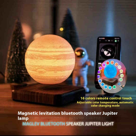 Parlante Bluetooth con Planeta Flotante Magnético - Image 19