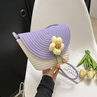 Bolsa de Paja con Flores para Mujer - Estilo Verano - Image 32