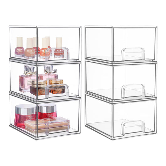 Organizador de Cosméticos Apilable con Cajones Transparentes - Image 13