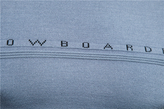 Suéter Tejido para Hombre con Bordado de Letras - Abrigo Base Versátil - Image 11