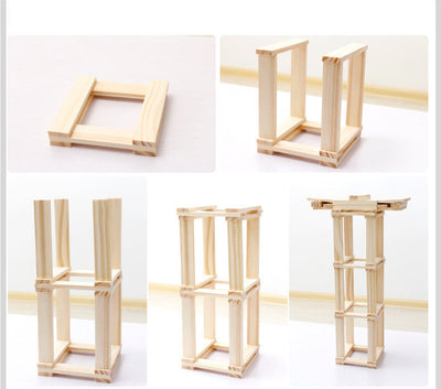 Puzzle de Construcción con Bloques de Madera - Juego Educativo de Ensamblaje - Image 13