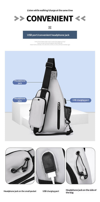 Mochila de Pecho Deportiva de Gran Capacidad - Image 19