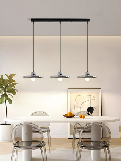 Lámpara Colgante Minimalista de Hierro en Tonos Crema para Sala - Image 9