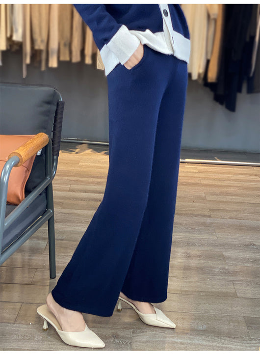 Conjunto de Dos Piezas en Lana Tejida - Diseño Holgado y Cómodo - Image 13