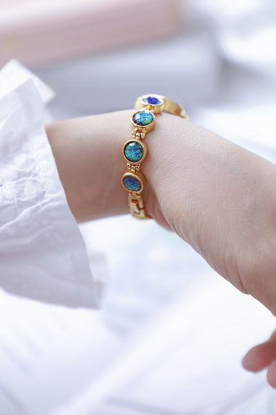 Reloj de Mujer Malachita con Piedra Rugosa - Diseño INS Colorido - Image 27