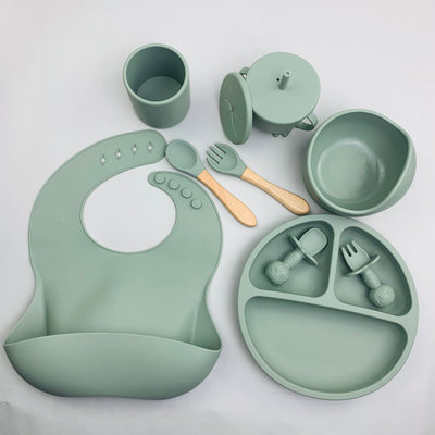 Set de Alimentación Complementaria con Ventosa y Tazón de Silicona - 9 Piezas - Image 20