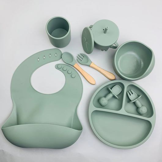 Set de Alimentación Complementaria con Ventosa y Tazón de Silicona - 9 Piezas - Image 20