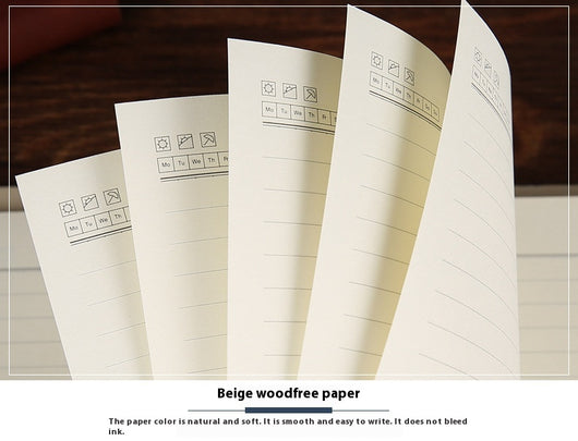Libreta Portátil de Hojas Sueltas Estilo Retro con Papel Kraft - Image 25