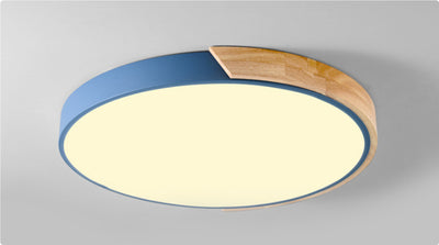 Lámpara de Techo LED Macaron Redonda para Dormitorio - Image 11
