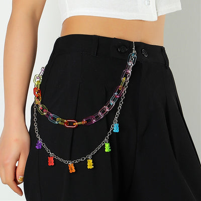 Cadena de Cintura Acrílica con Dije Temperamento Girly INS - Image 12