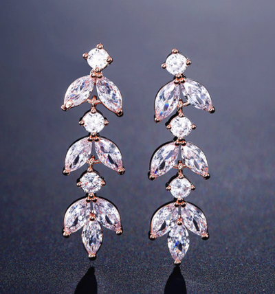 Aretes Largos de Circonita AAA con Estilo Creativo Elegante - Image 22