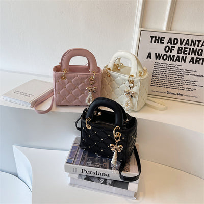 Bolso Bandolera Mujer con Bordado de Diamantes - Cartera de Moda Compacta - Image 2