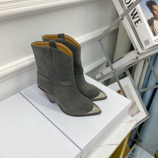 Botas Martin Cortas con Punta y Refuerzo de Acero - Diseño Personalizado Tendencia - Image 3
