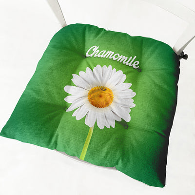 Cojín Grueso de Algodón y Lino para Silla Daisy - Image 24