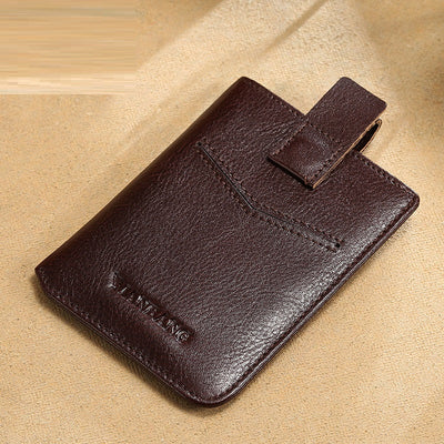Cartera Minimalista Antirrobo de Cuero Premium para Documentos y Tarjetas - Image 11