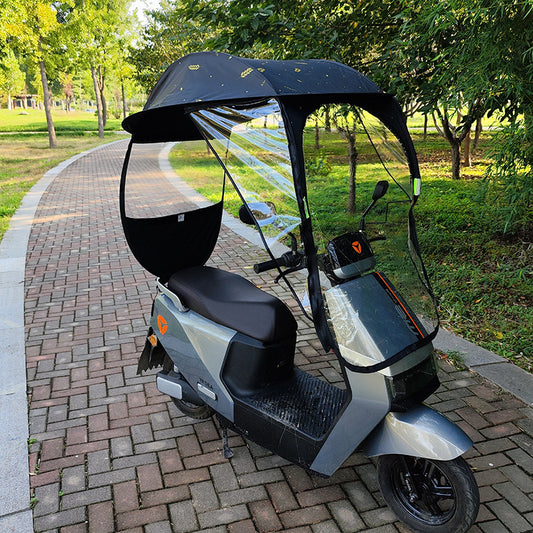 Toldo Protector Solar para Batería de Auto y Moto - Universal Cuatro Estaciones - Image 2
