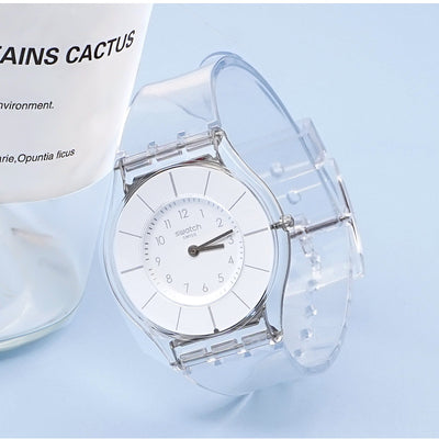 Correa de Reloj Arcoíris Transparente Ultra Delgada - Image 13