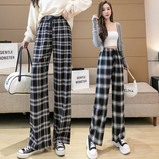 Pantalón Ancho Cintura Alta Drapeado Casual Tendencia - Image 13