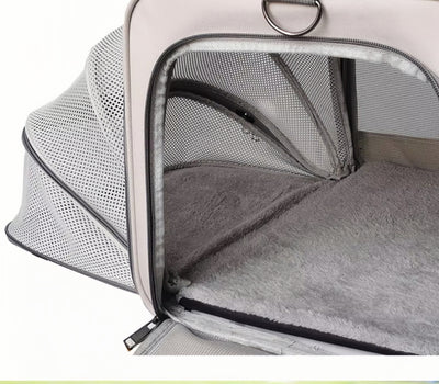 Mochila Transportadora para Mascotas Respirable de Gran Capacidad - Image 15