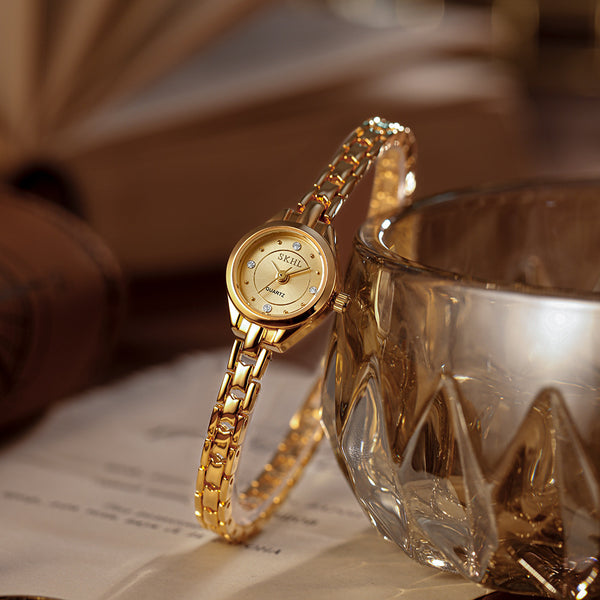 Reloj de Acero Minimalista Lujo Ligero para Mujer