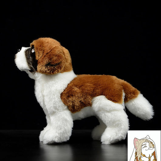 Peluche San Bernardo Realista - Muñeco Simulado de Perro Adorable - Image 14