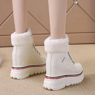 Botas Casuales de Suela Gruesa para Mujer - Otoño e Invierno - Image 9