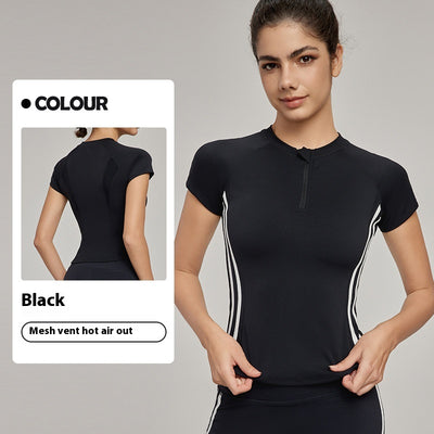 Top de Yoga Manga Corta Premium - Ajuste Slim Verano - Image 8