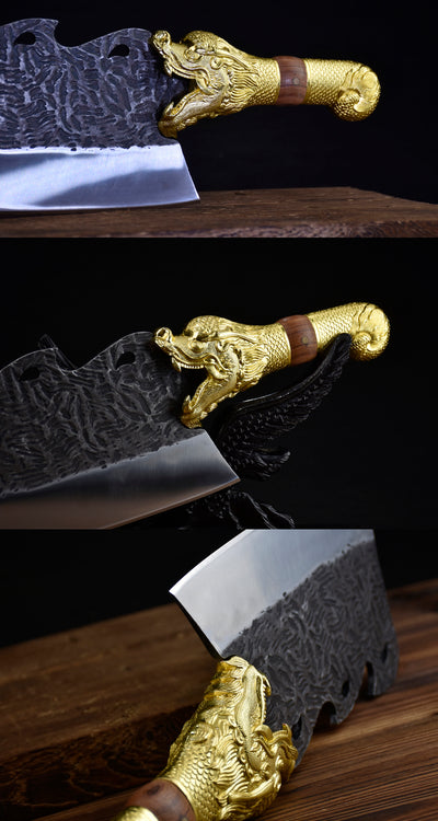 Cuchillo de Corte Dragon Bone - Equipamiento Dorado Premium - Image 12