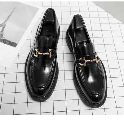 Mocasines Horsebit con Plataforma - Zapatos Formales de Lujo para Hombre - Image 15