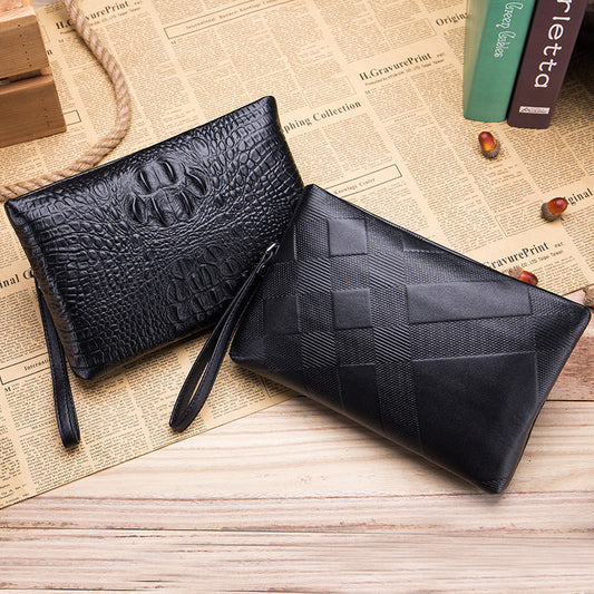 Maletín de Cuero Premium para Hombre - Bolsa de Negocios de Gran Capacidad