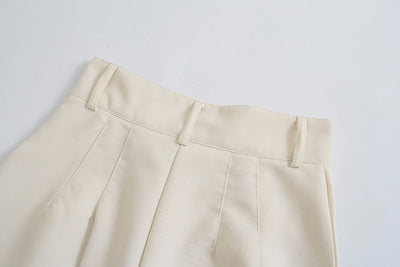 Pantalón Casual de Cintura Alta Ajustado en Colores Lisos - Image 29