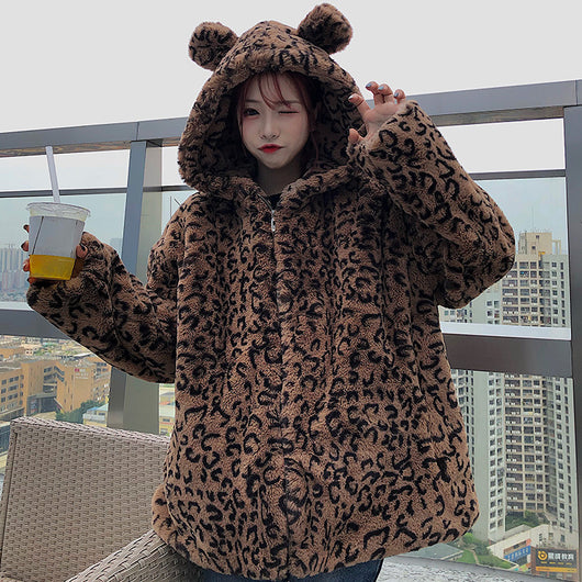 Abrigo Coreano Oversized con Capucha y Forro Térmico - Image 10