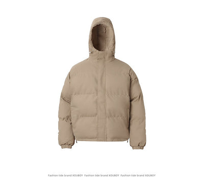 Chamarra Hoodie de Algodón Liso Estilo Americano - Image 14