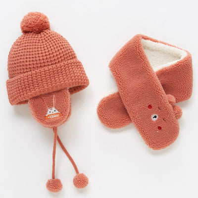 Conjunto de Gorro y Bufanda Polar para Niños - Image 4