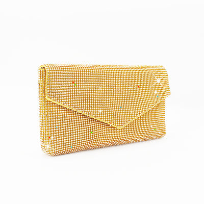 Bolso de Noche Brillante con Cristales - Clutch Elegante Mesh para Mujer - Image 4