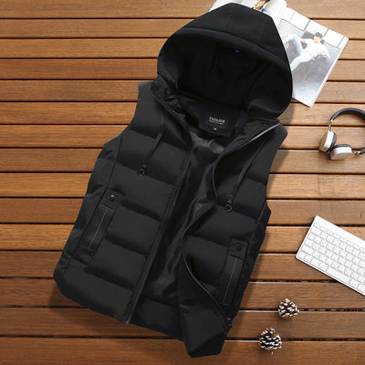 Chaleco Deportivo Hombre con Capucha Desmontable - Image 10