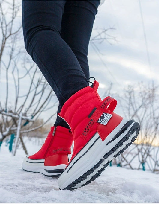 Zapatos Casuales para Hombre de Algodón Impermeables con Forro de Lana Invernal - Image 19